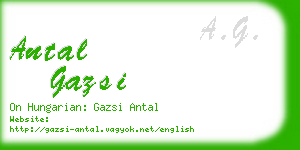 antal gazsi business card